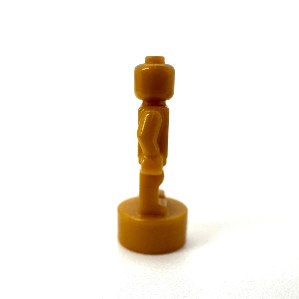 LEGO Pearl Gold Microfigure Statue Trophy Ninjago City Gardens Minifig 71741